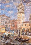 Maurice Prendergast Santa Maria Formosa Venice oil painting on canvas